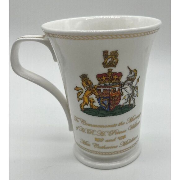 Dunoon H.R.H.Prince William Cate‎ Middleton Wedding (2011)-Royal Collection Mug - Picture 3 of 6